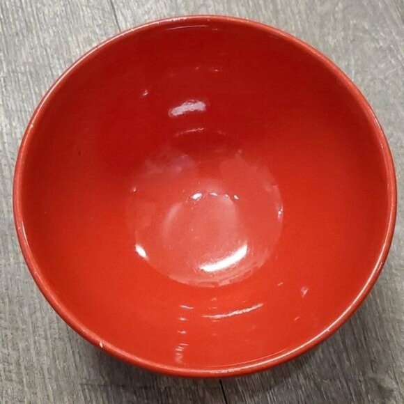 Waechtersbach Germany Red Bowl Ceramic Dish Soup Cereal 5¾" - Picture 8 of 10
